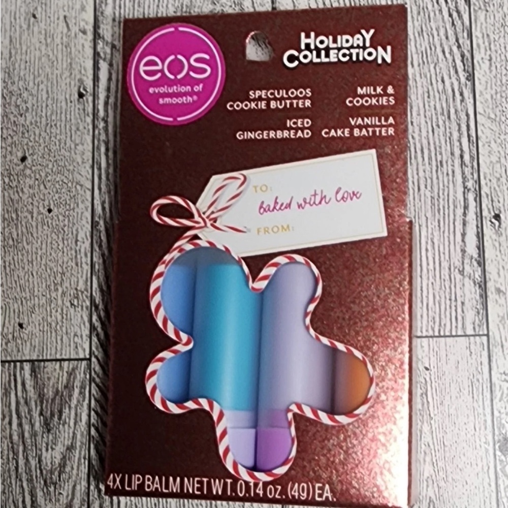 EOS Holiday Collection 
4 special flavours 
New in box